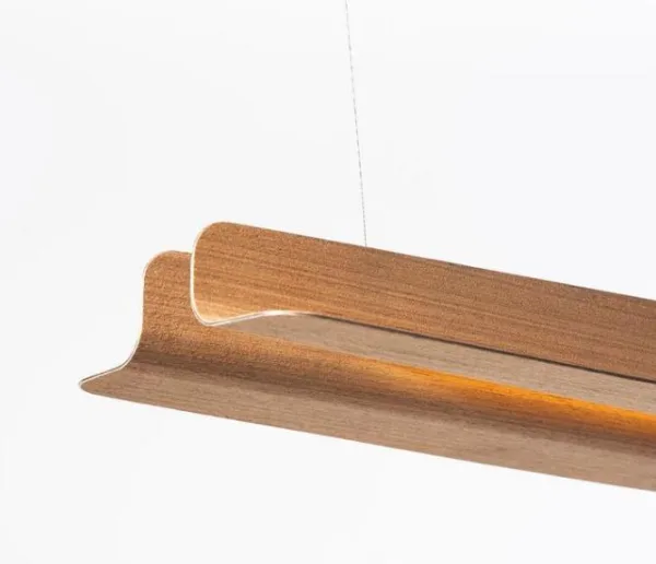 Colgante Raya madera clara